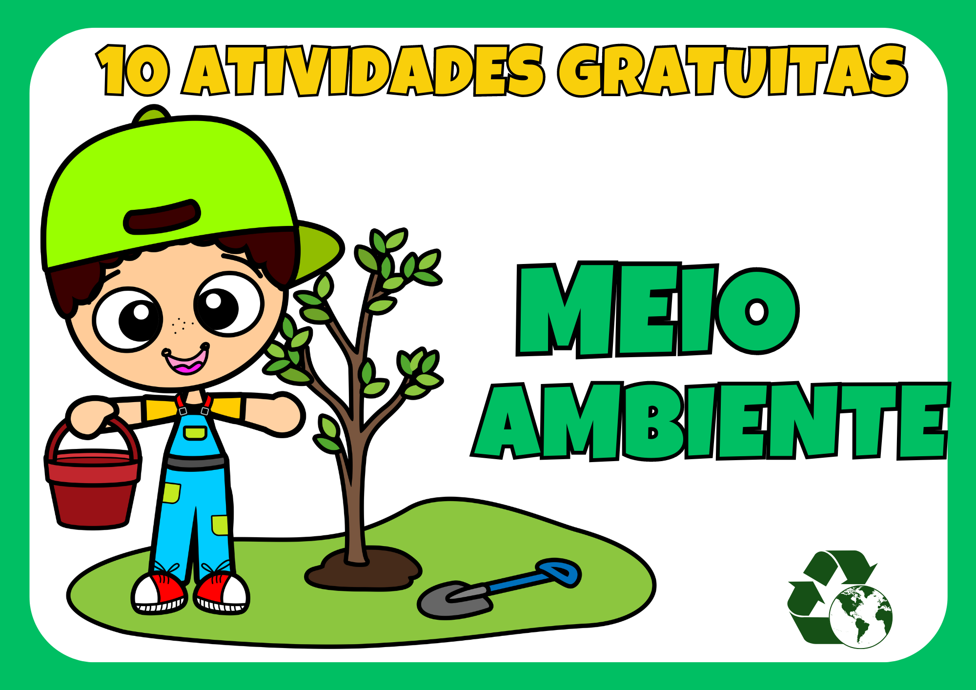 Atividades do Dia do Meio Ambiente Para Educação Infantil [10 atividades  Gratuitas para baixar ao longo do post]